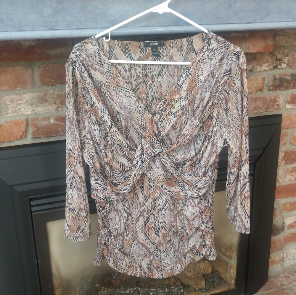 Alfani blouse top, 3/4 sleeve